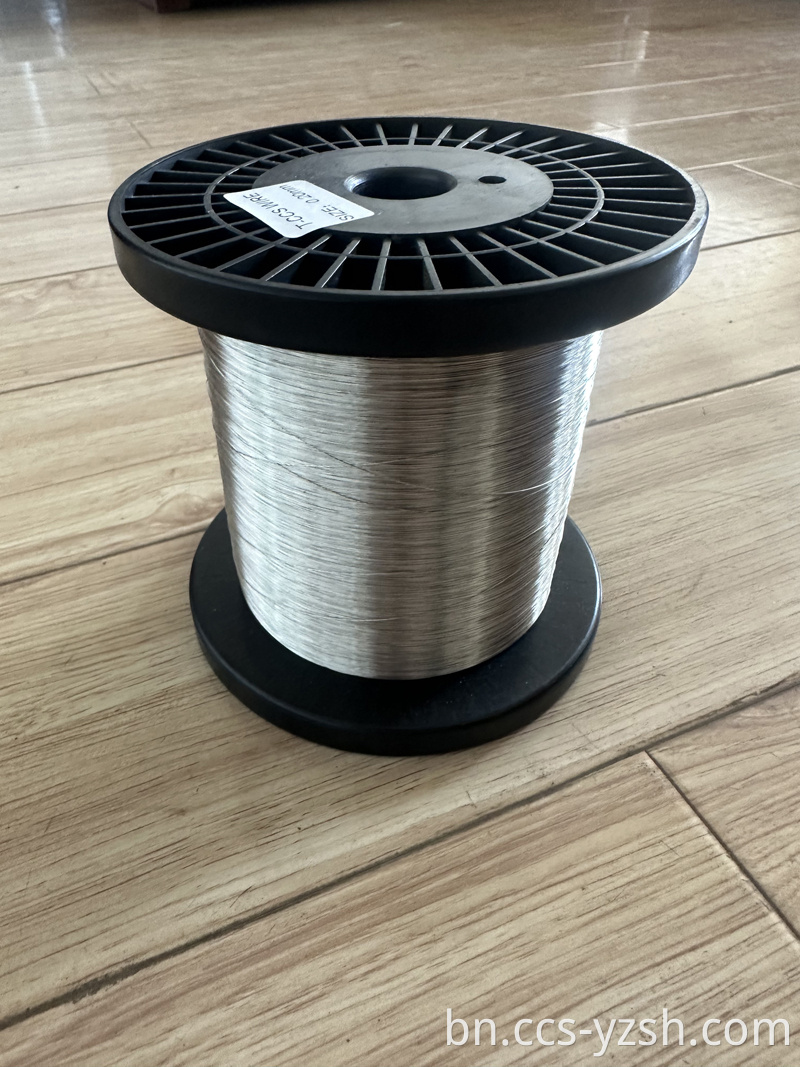 উচ্চ শক্তি টিনযুক্ত তামা পরা ইস্পাত High strength tinned copper clad steel